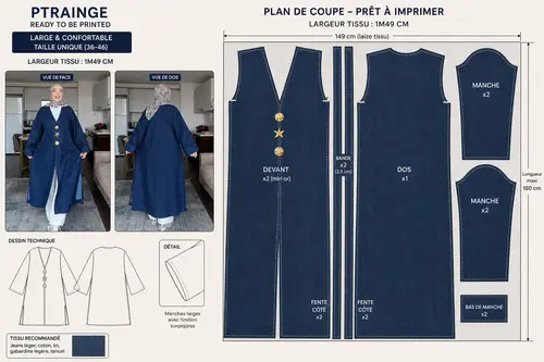 Ready-to-Print Fabric with 1.49m Width