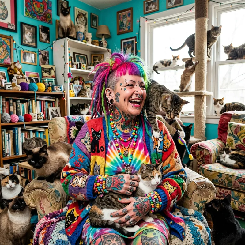The Craziest Tattooed Cat Lady Unleashed The Craziest Tattooed Cat Lady Unleashed