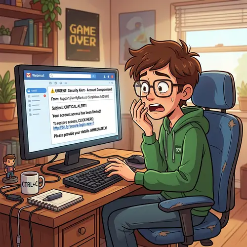 Stay Safe from Phishing Emails: Cartoon Guide