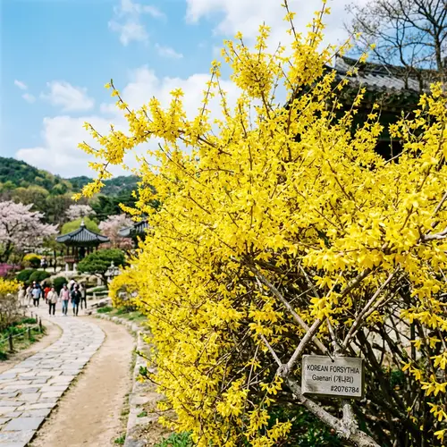 Korean Forsythia: Nature's Early Bloomer