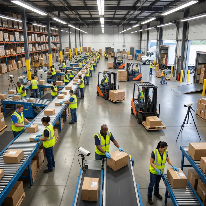 Diverse & Efficient Distribution Center Operations: Daytime Hustle