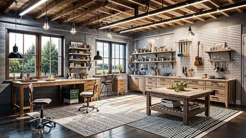 Custom Workshop Interior Design Ideas