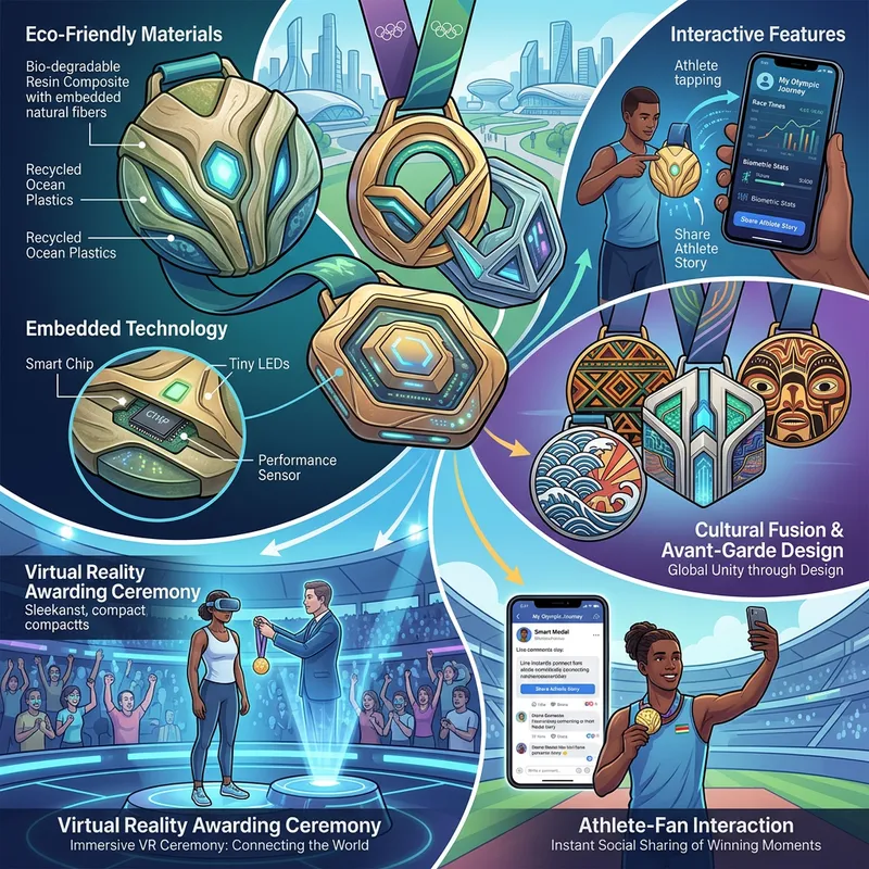 Revolutionizing Olympic Medal Designs for a Sustainable Future