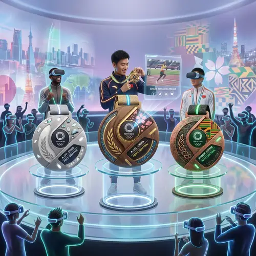 Eco-Friendly Future Olympic Medals with Smart Technology