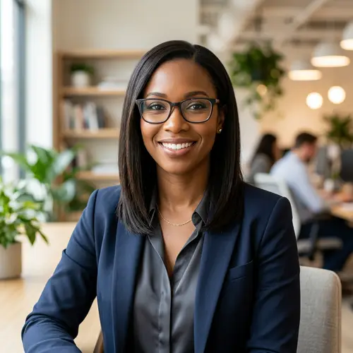 Professional Headshot for LinkedIn - Black Woman
