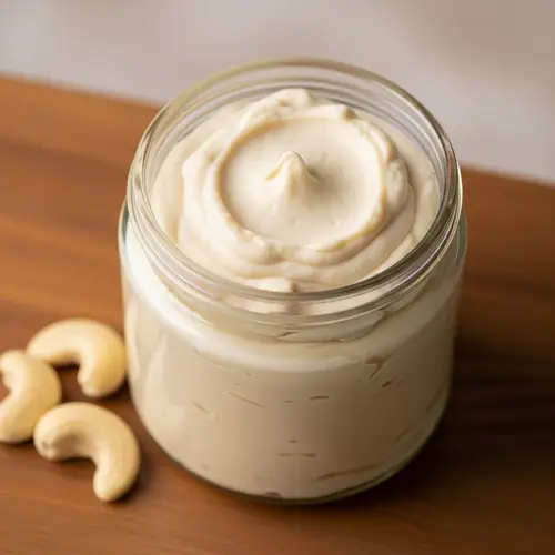 Cashew Nut Cream in Glass Jar