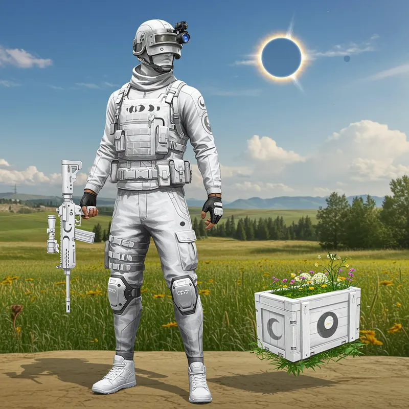 Futuristic PUBG Male Outfit Mobile Skin Design