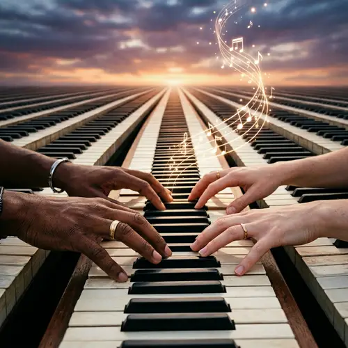 Harmonious Interplay of Melodies on Infinite Piano | Website Name