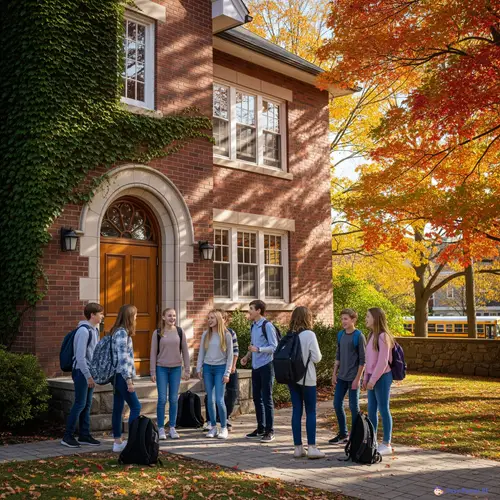 First Days of Middle School in Autumn
