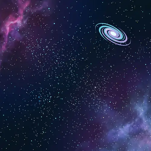 Minimalist Abstract Space Art - Cosmic Designs