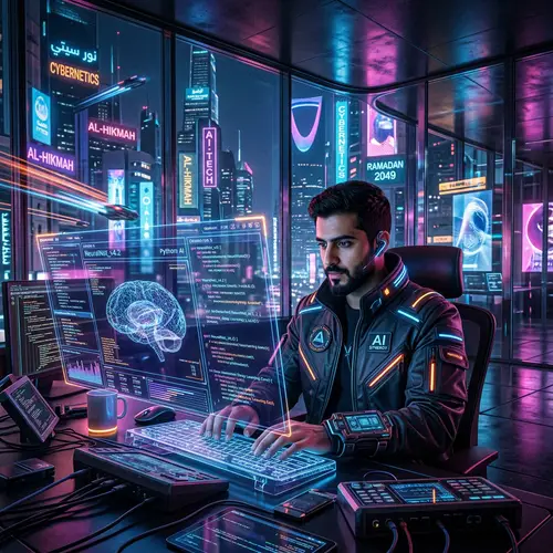 AI Developer in a Cyberpunk World: Future of Tech