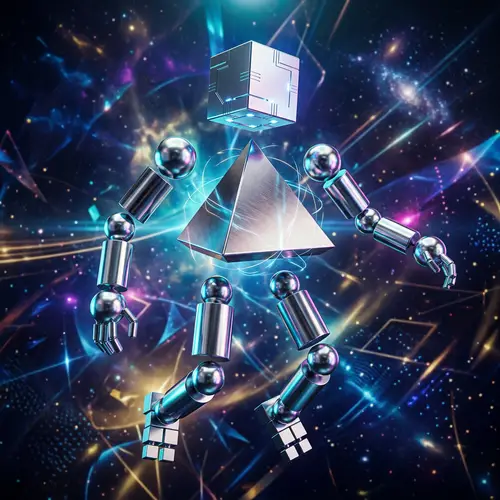 Abstract Robot Art - Futuristic Artistic Designs