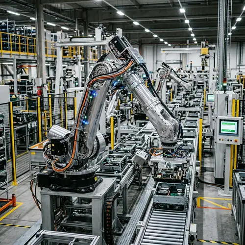 Advanced Robotic Arm in Industrial Settings