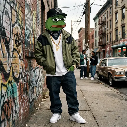 Pepe the Hood Gangster Style Art