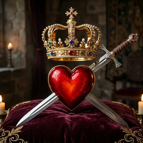 Heart, Sword & Crown: Symbols of Love, Courage & Power