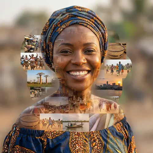 Joyful Portrait of a Nigerian Woman