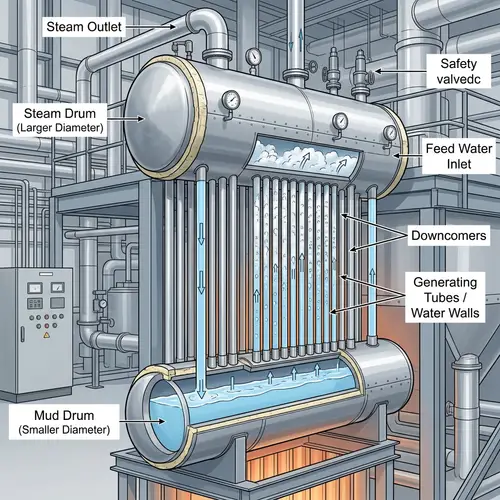 Cylindrical Shapes for Steam Generation | Website