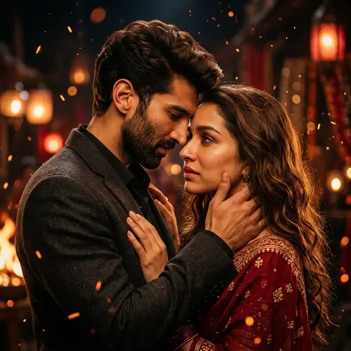 Cinematic Bollywood Romantic Portraits