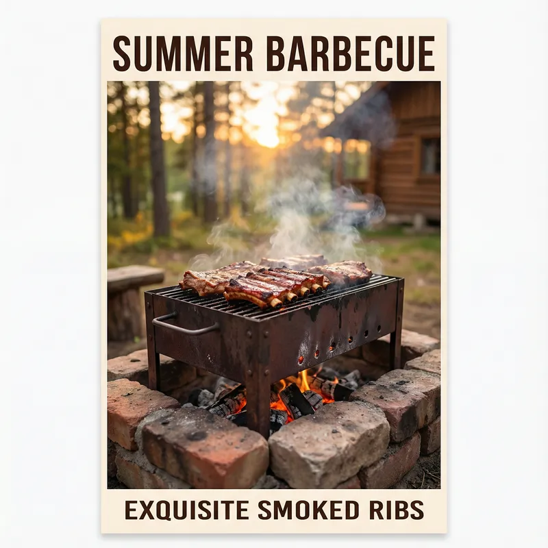 Exquisite Rack of Pork Ribs BBQ - Grilling Masterpiece