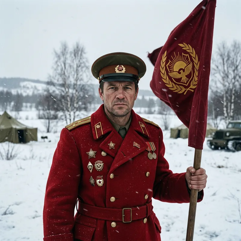 Soviet Soldier - Bold and Patriotic Slavic Warrior Soviet Soldier - Bold and Patriotic Slavic Warrior