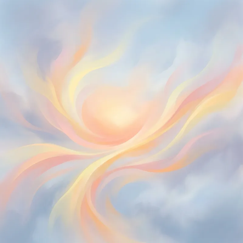 Capturing Morning Sun Essence | Warm Light Abstract Design