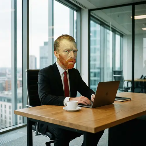 Vincent van Gogh Modern Business Professional Image