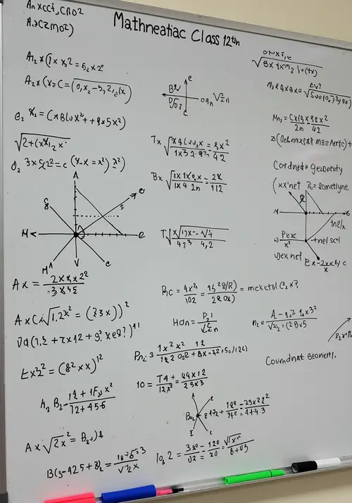 Comprehensive Class 12 Mathematics Formulas