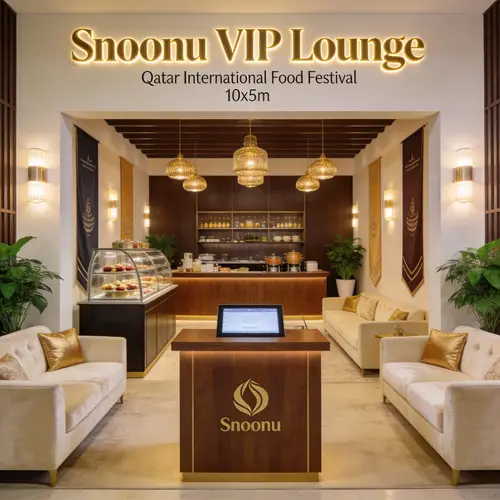 VIP Lounge Design for Qatar International Food Festival