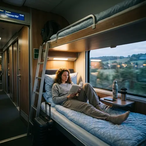 Traveling Passenger in Sleeper Coach