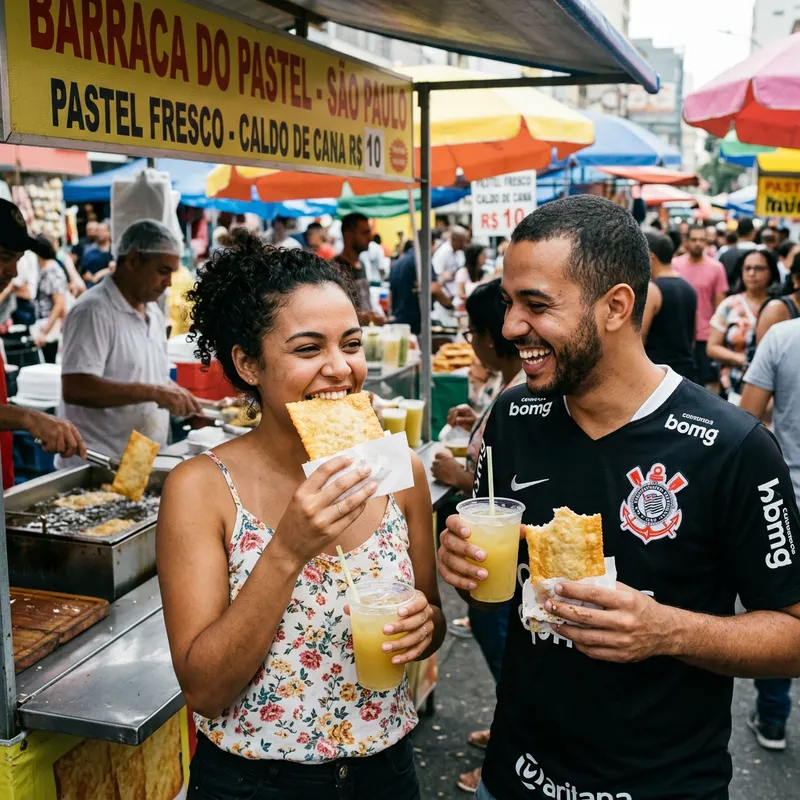 Experience the Flavor: Brazilian Pastel & Sugarcane Juice