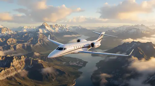 Ultra-Realistic Citation Latitude Jet Landscape