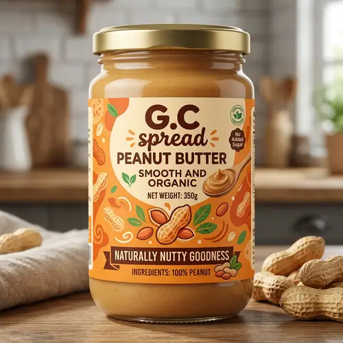 Organic Smooth Peanut Butter | G.C Spread