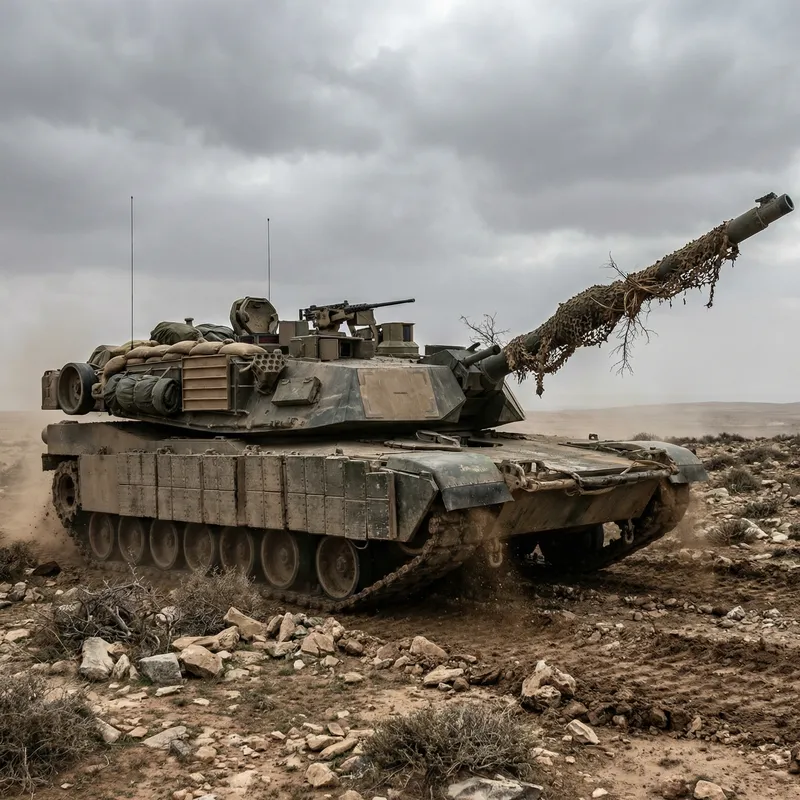 Un Tanque: A Realistic Military Tank Representation