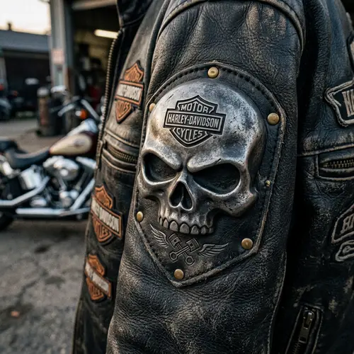 Harley Skull Design - Unique Motorcycle Art