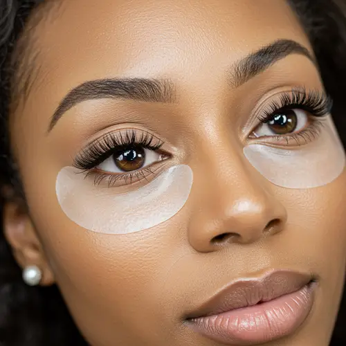 Stunning Brown-Faced Model with Classic Lash Extensions