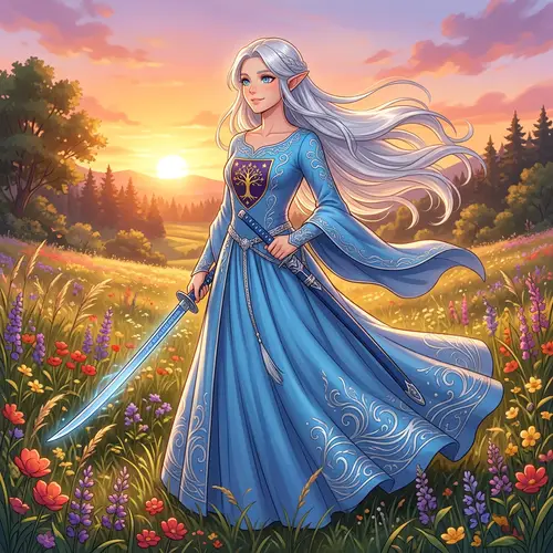 Nymiriel Elara: Graceful Guardian of Aeloria