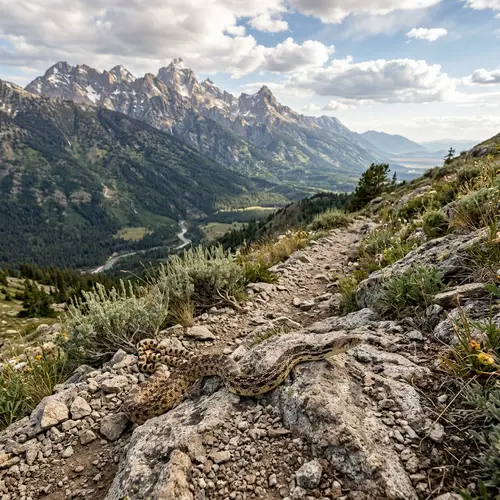 Snake on the Mountain: Nature's Intriguing Beauty
