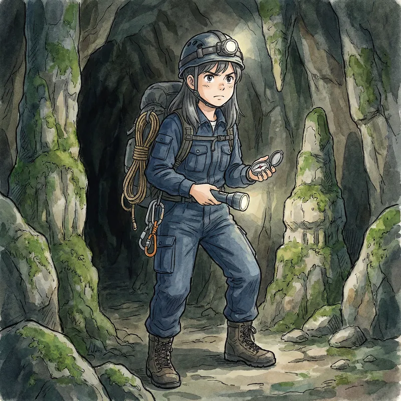 Dark Abyss Explorer | 17-Year-Old Female in Gray Hair & Delvers Uniform