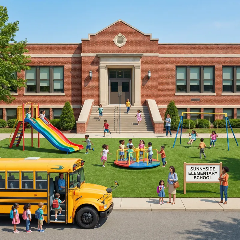 Inclusive Elementary School Campus | Engaging Learning Environment