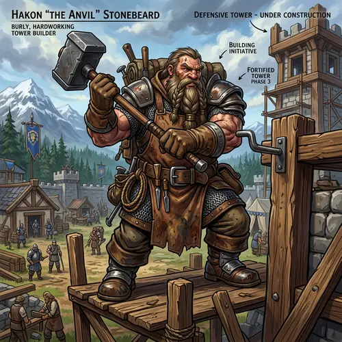 Warcraft 3 Tower Builder Concept Art