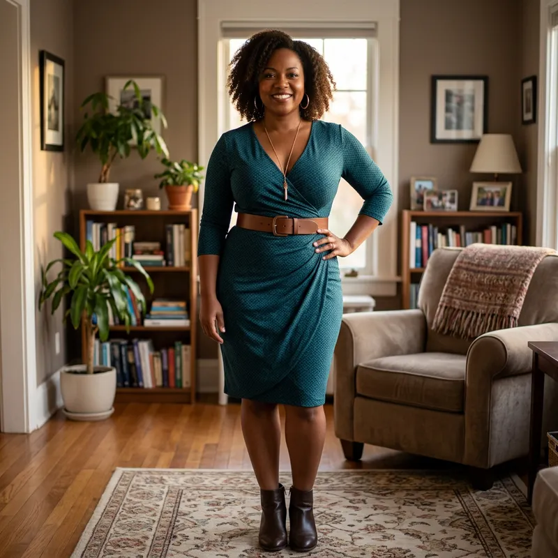 Empowering Beauty: Big Beautiful Woman with Wide Hips