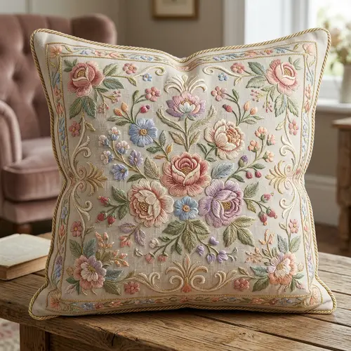 Elegant Floral Decorative Cushions for Chic Interiors