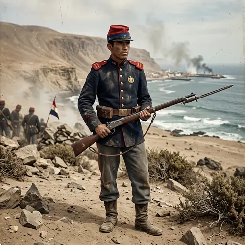 Bolivian Soldier from the Pacific War