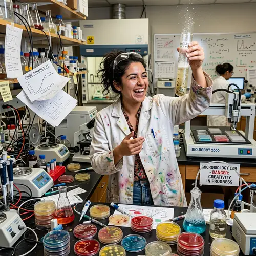 Eccentric Scientist's Wild Microbiology Experiments