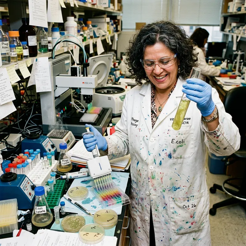 Eccentric Hispanic Scientist’s Wild Microbiology Experiment