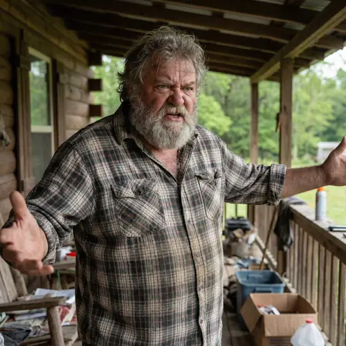 Angry Fat Hairy Old Man - Image Insights