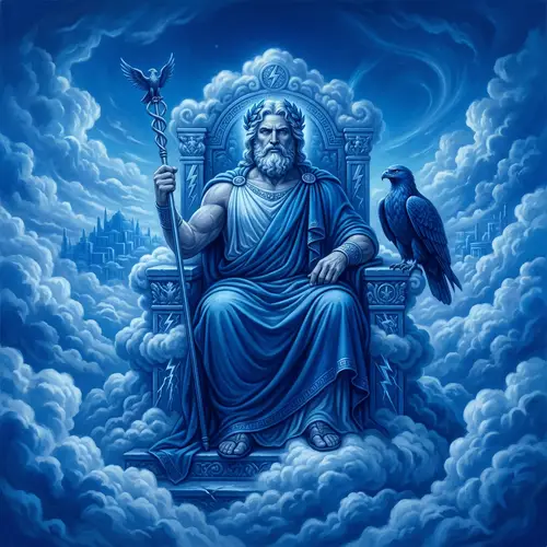 Zeus: The God of Thunder on His Throne
