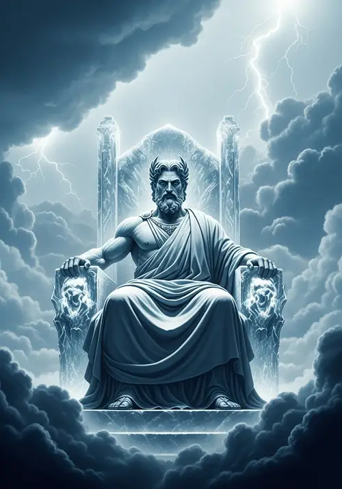 Zeus: The God of Thunder on His Throne