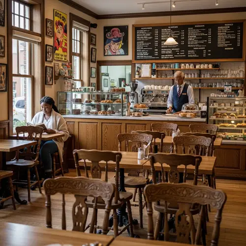 Charming Vintage Cafe Experience