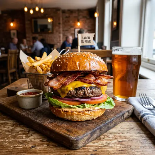 Delicious Bacon Burger Recipe